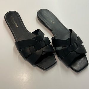 Saint Laurent Tribute Sandal Flat